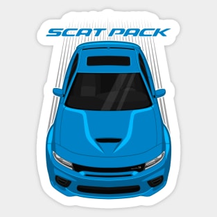 Dodge Charger Scat Pack Widebody - Frostbite Blue Sticker